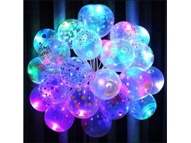 Jiada LED Balloons for Party Festival Celebrations (Set of 25)